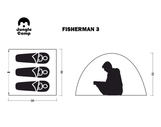 Летняя палатка JUNGLE CAMP Fisherman 3