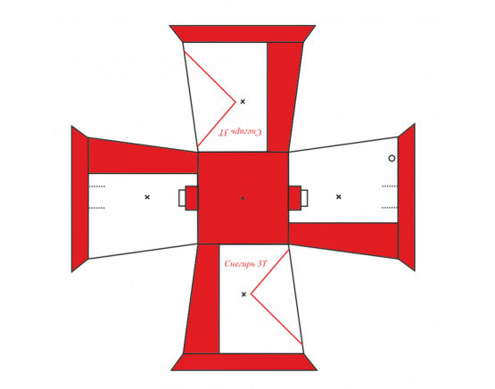 Зимняя палатка "Снегирь" 3T