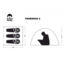 Летняя палатка JUNGLE CAMP Fisherman 3